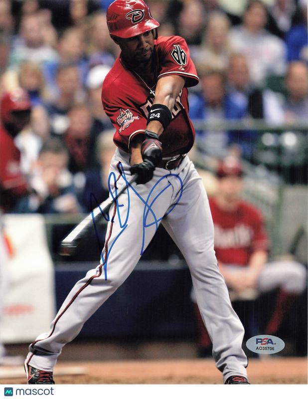 Chris Young Arizona Diamondbacks Signed 8x10 Photo PSA