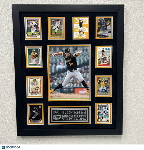 Paul Skenes 10-card Custom Display Frame Pittsburgh Pirates