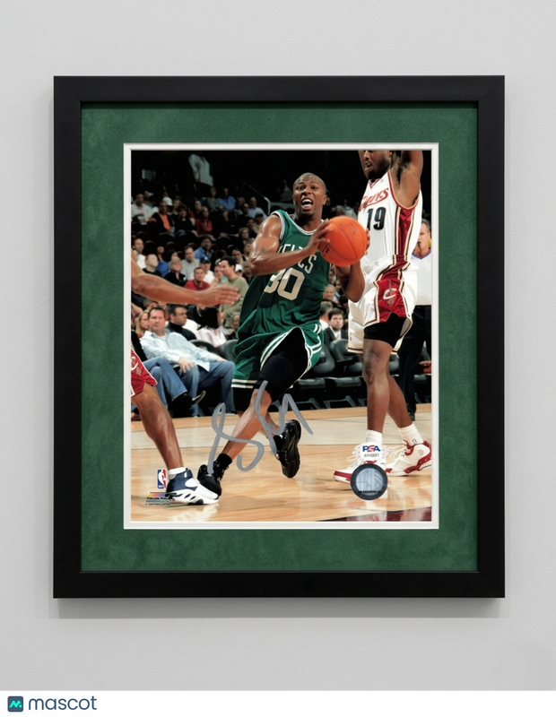 Sebastian Telfair Boston Celtics Signed Basketball 8x10 Custom Framed Photo PSA