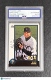 1998 Bowman#352 Mike Saipe  Signed Card Auto PSA Slabbed Rockies
