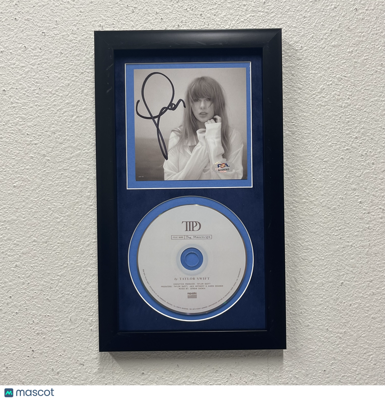 Taylor Swift Signed The Tortured Poets Department Framed Display CD Album PSA