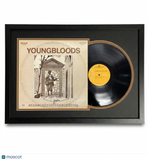 Jesse Colin Young Signed Ride the Wind Custom Framed Vinyl PSA Album autographed