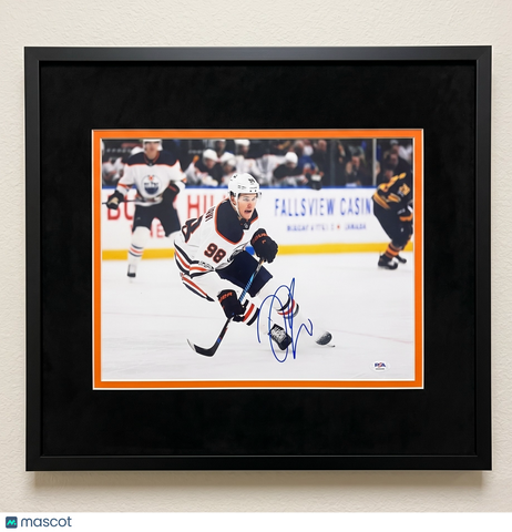 Jesse Puljujarvi Edmonton Oilers Signed Hockey 11x14 Custom Framed Photo PSA