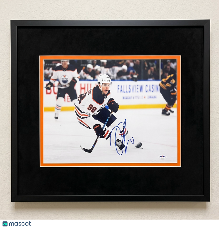 Jesse Puljujarvi Edmonton Oilers Signed Hockey 11x14 Custom Framed Photo PSA