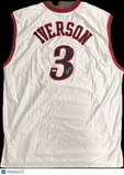 Allen Iverson Signed Jersey PSA Philadelphia 76ers Autographed