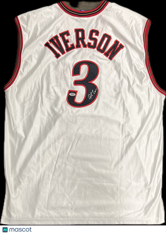Allen Iverson Signed Jersey PSA Philadelphia 76ers Autographed