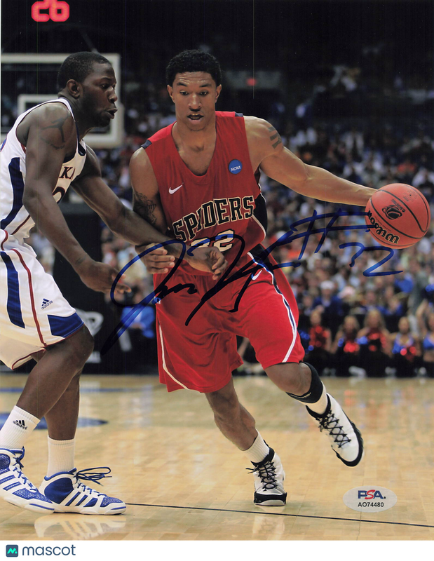 Justin Harper Richmond Spiders Signed Basketball 8x10 Photo PSA