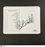 Brendon Todd Signed Golf Masters Golf Scorecards PSA Autographed