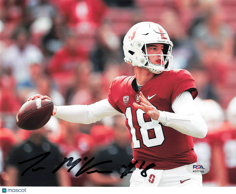 Tanner Mckee Signed 8x10 Photo PSA Autographed Stanford Cardinal