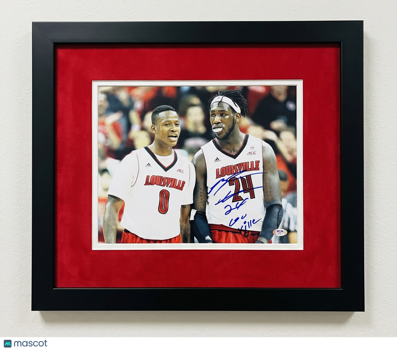 Montrezl Harrell Louisville Cardinals Signed 11x14 Custom Framed Photo PSA
