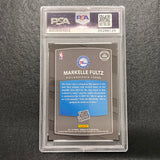2017-18 Panini Donruss Optic #200 Markelle Fultz Rated Rookie signed card PSA
