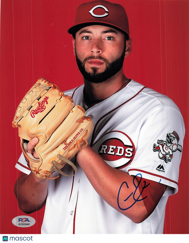 Cody Reed Cincinnati Reds Signed 8x10 Photo PSA