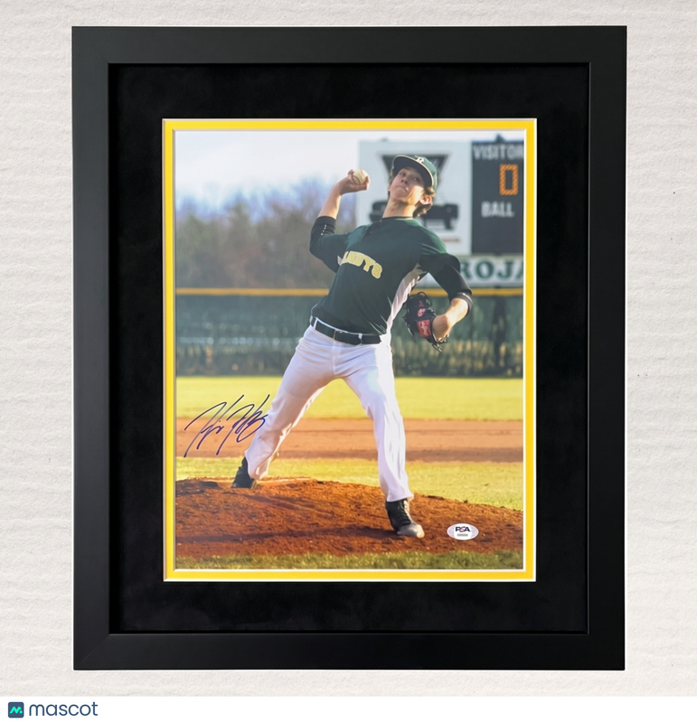 Hunter Harvey Bandys Trojans Signed 11x14 Custom Framed Photo PSA