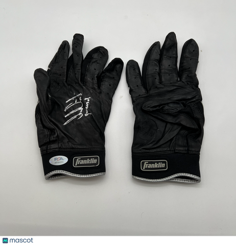 Jack Suwinski Signed Pittsburgh Pirates Batting Gloves PSA