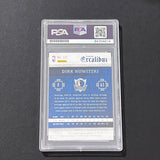 2015-16 Panini Excalibur #132 Dirk Nowitzki Signed Card PSA Dallas Mavericks