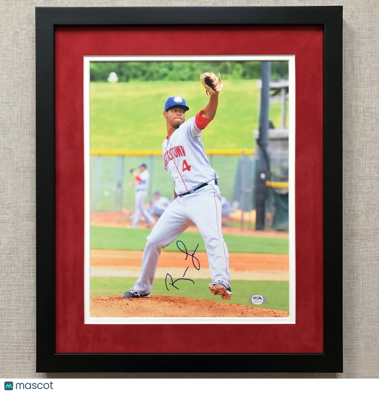 Reynaldo Lopez Hagerstown Suns Signed 11x14 Custom Framed Photo PSA
