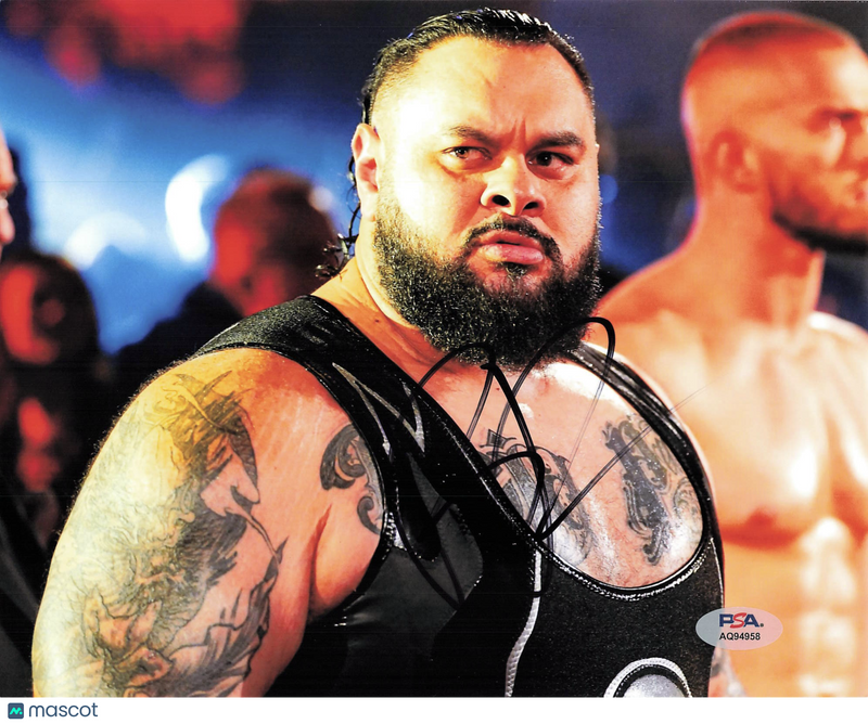 Bronson Reed Signed Wrestling 8x10 Photo PSA Autographed