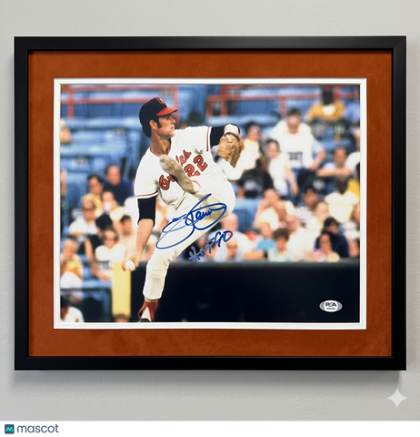 Jim Palmer Baltimore Orioles Signed 11x14 Custom Framed Photo PSA