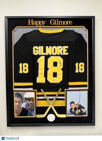 Adam Sandler Signed Jersey Framed PSA Auto Happy Gilmore