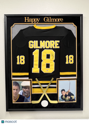 Adam Sandler Signed Jersey Framed PSA Auto Happy Gilmore