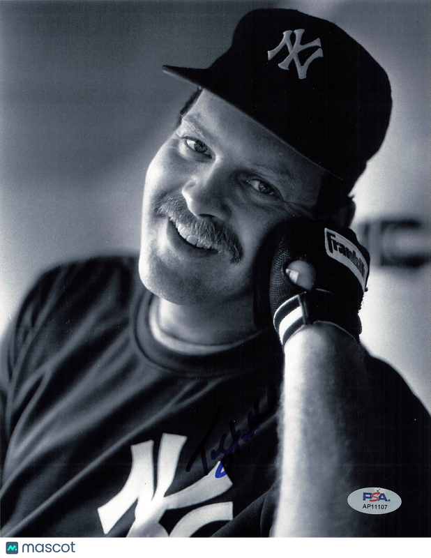 Tim Stoddard New York Yankees Signed Photo PSA