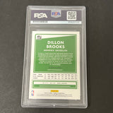 2020-21 Donruss #47 Dillon Brooks signed card PSA Auto Authentic