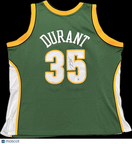 Kevin Durant Signed Jersey BAS Seattle Supersonics Autographed