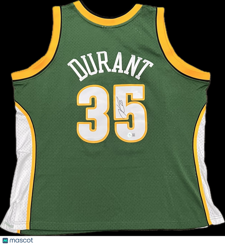 Kevin Durant Signed Jersey BAS Seattle Supersonics Autographed