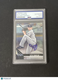2021 Topps Bowman Platinum #Top-96 Seth Johnson signed card PSA