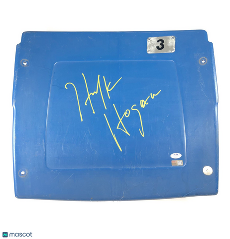 Hulk Hogan Signed Silverdome Seatback PSA/DNA Tristar WrestleMania Autographed W