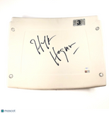 Hulk Hogan Signed Silverdome Seatback PSA/DNA Tristar WrestleMania Autographed W
