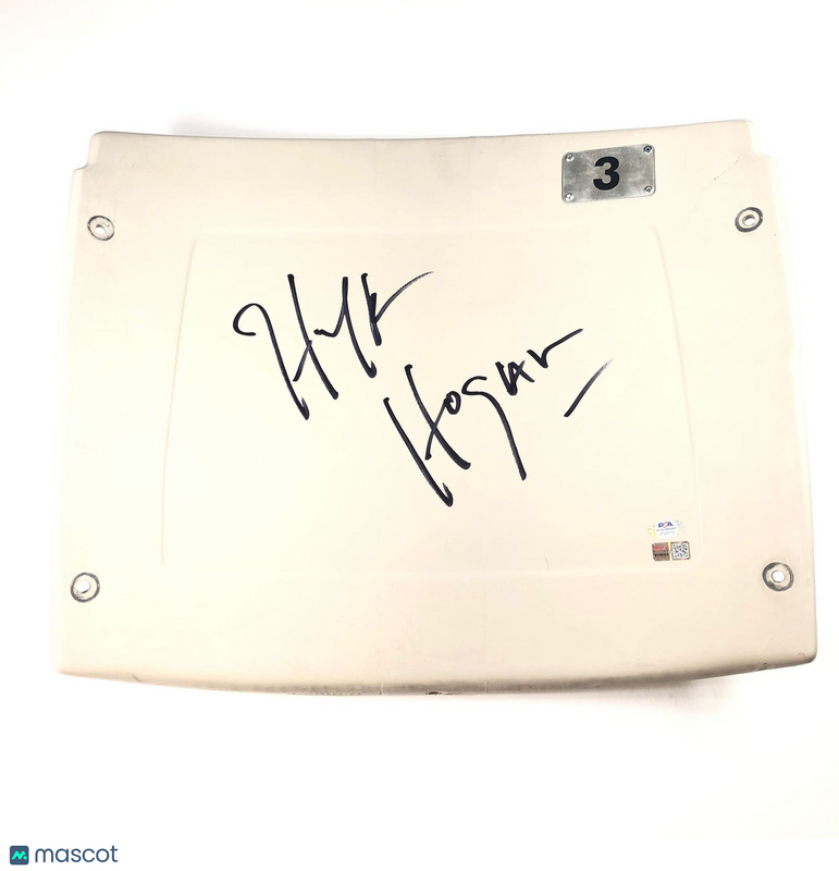 Hulk Hogan Signed Silverdome Seatback PSA/DNA Tristar WrestleMania Autographed W