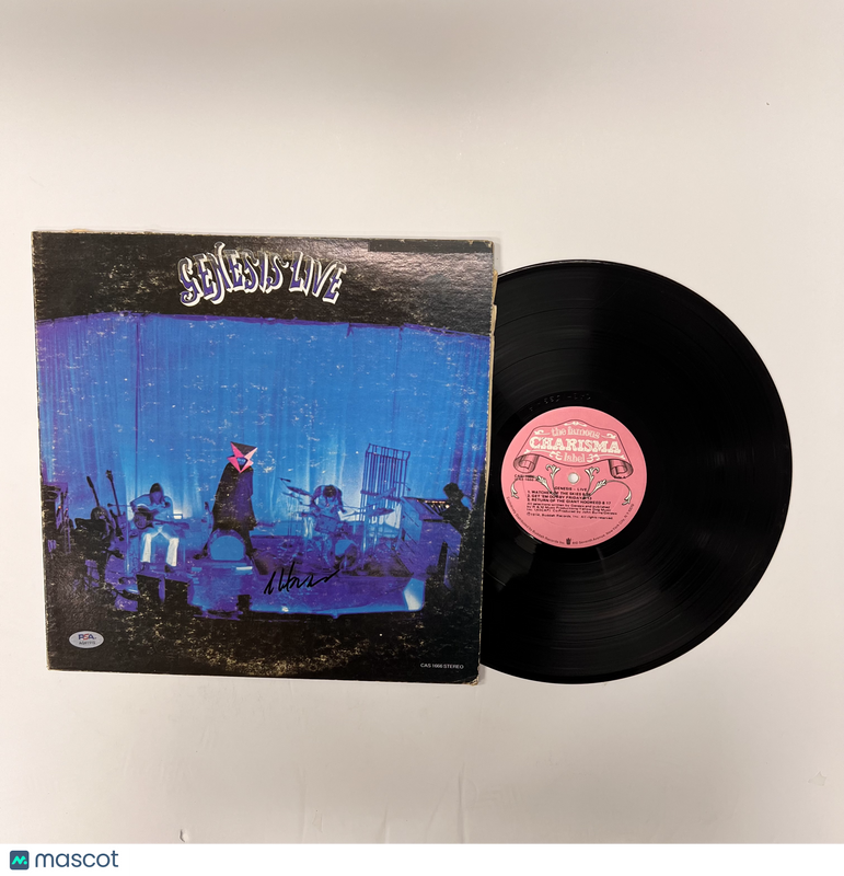 Steve Hackett Signed Genesis Live Vinyl Album PSA Authographed
