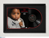 Lil Wayne Signed Tha Carter III Custom Framed Vinyl PSA Album Autographed