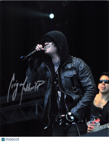 Craig Mabbitt Signed 8x10 Photo PSA Autographed