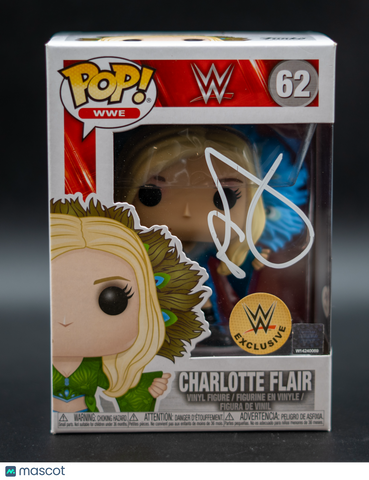 Charlotte Flair Signed Funko Pop #62 JSA WWE Autographed