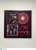 Ella Langley signed Hungover CD Album Framed Display PSA 30x30