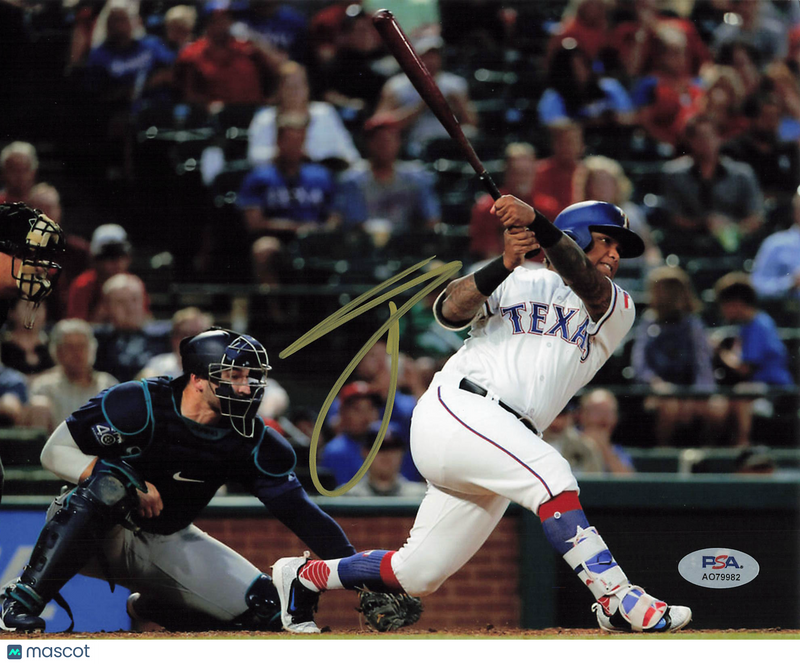 Willie Calhoun Texas Rangers Signed 8x10 Photo PSA