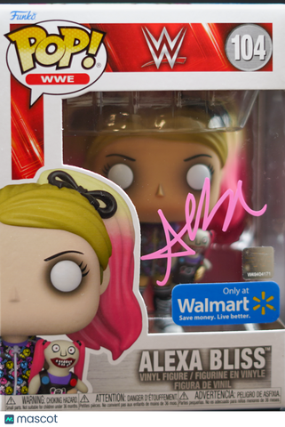 Alexa Bliss Signed Funko Pop #104 JSA WWE Autographed