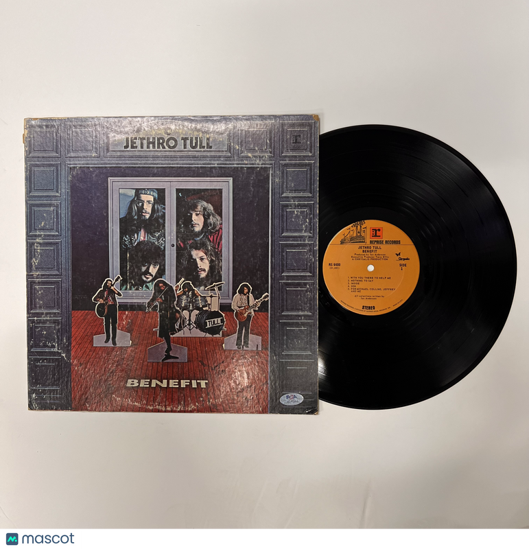 Martin Barre Signed Benefit Vinyl PSA Album Auth