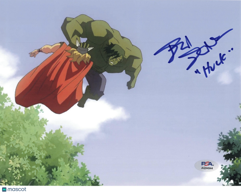 Fred Tatasciore signed 8x10 Photo Hulk PSA Autographed