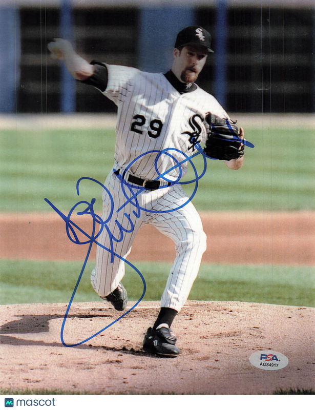 Jack McDowell Chicago White Sox Signed 8x10 Photo PSA