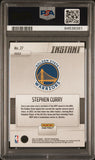Stephen Curry 2021 Panini Instant NBA Champ Box #27 Signed Card PSA 10 Auto 10