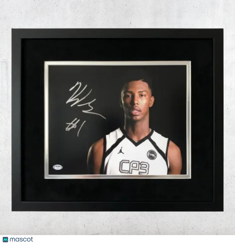 Harry Giles Team CP3 Signed Basketball 11x14 Custom Framed Photo PSA