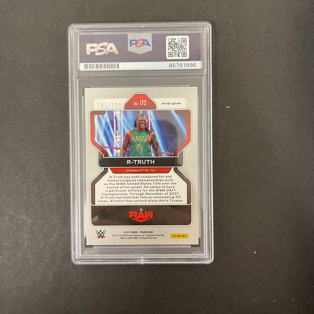 R-Truth 2022 Panini Prizm#172 Signed Card PSA Autographed – Golden ...