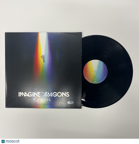 Dan Reynolds Signed Evolve by Imagine Dragons Vinyl Album PSA Autographed