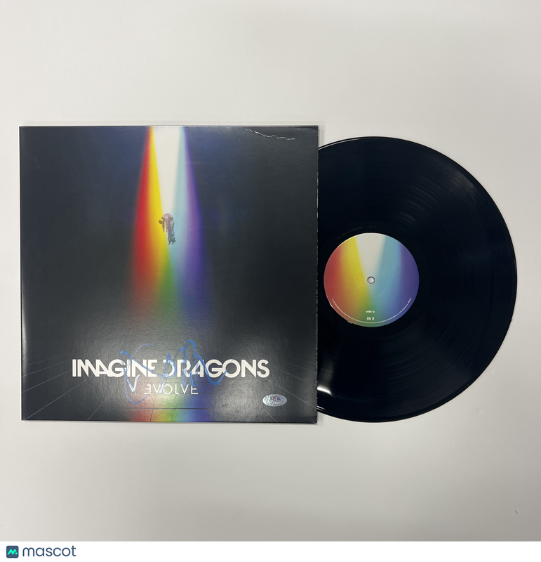 Dan Reynolds Signed Evolve by Imagine Dragons Vinyl Album PSA Autographed