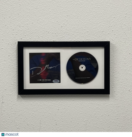 David Kushner Signed CD Cover Framed PSA/DNA Autographed The Dichotomy