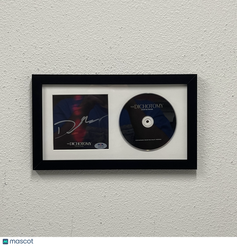 David Kushner Signed CD Cover Framed PSA/DNA Autographed The Dichotomy