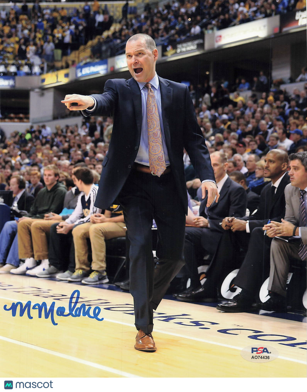 Michael Malone Signed 8x10 Photo PSA Denver Nuggets
